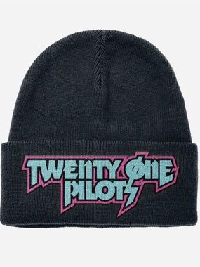 NWT Twenty One Pilots Blue & Pink Metal Logo